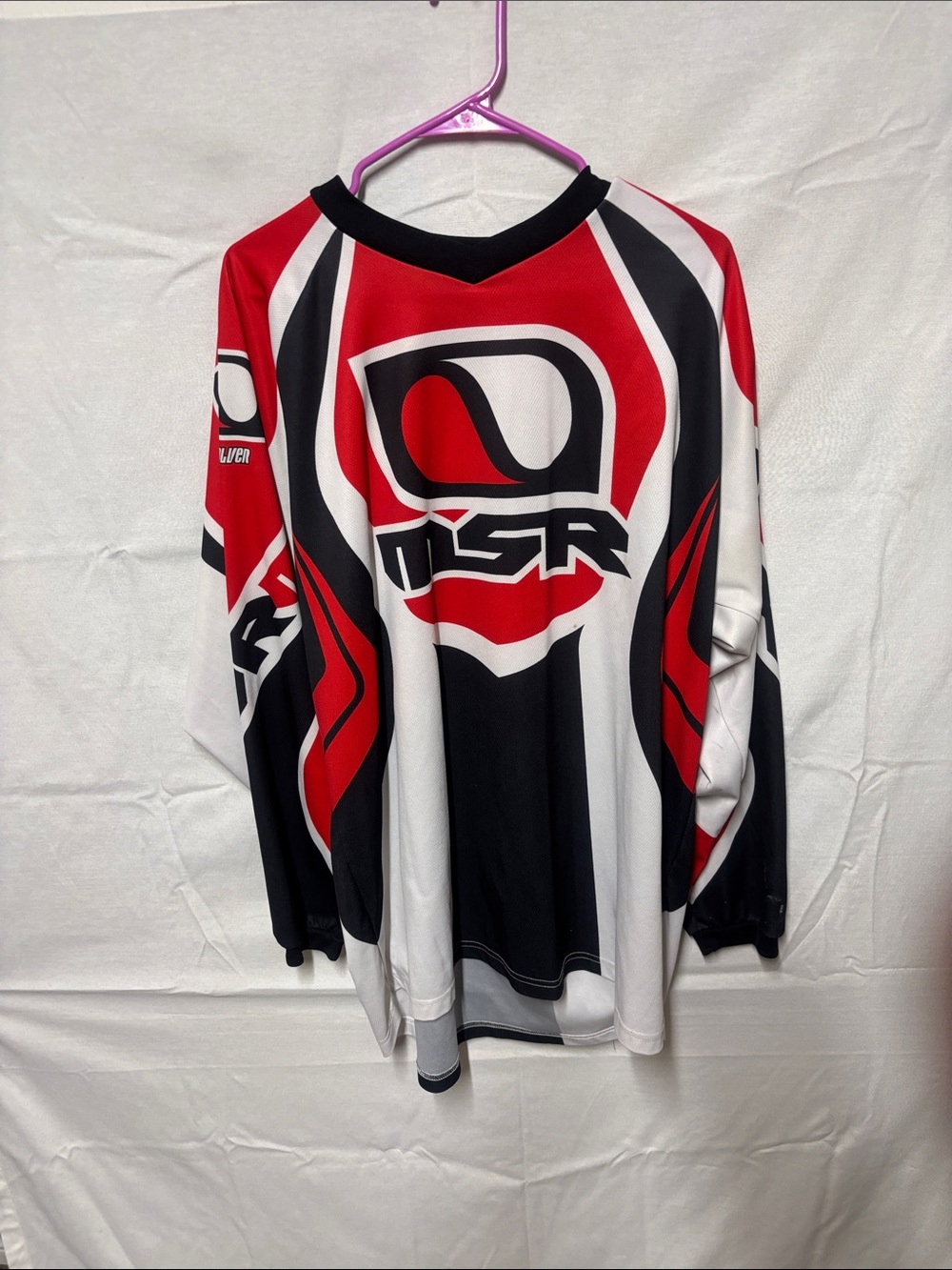 MSR Men's Red Black White Performance Jersey
